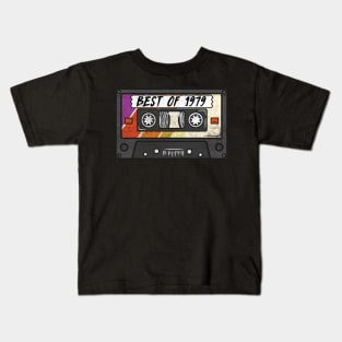 Best Of 1979 - Vintage Retro Cassette Birthday Gift Kids T-Shirt